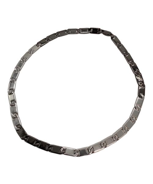 Dior（ディオール）Dior (ディオール) Dior Contrast チェーンリンク ネックレス シルバーの古着・服飾アイテム