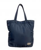 PORTERポーター）の古着「クリーム　トートバッグ」｜ネイビー