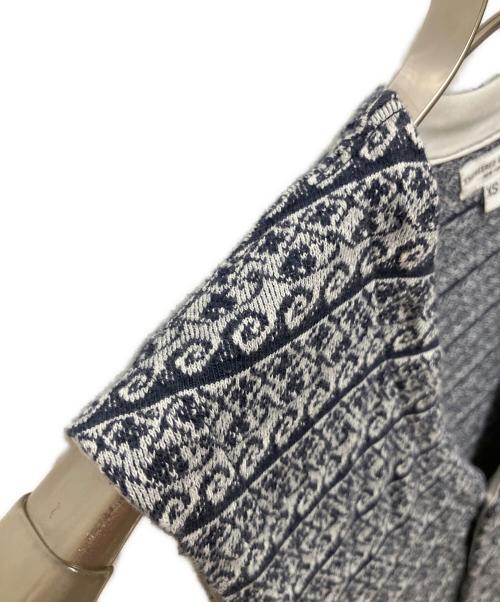 Engineered Garments（エンジニアド ガーメンツ）Engineered Garments (エンジニアド ガーメンツ) 波柄ベスト ネイビー×ホワイト サイズ:SIZE XSの古着・服飾アイテム