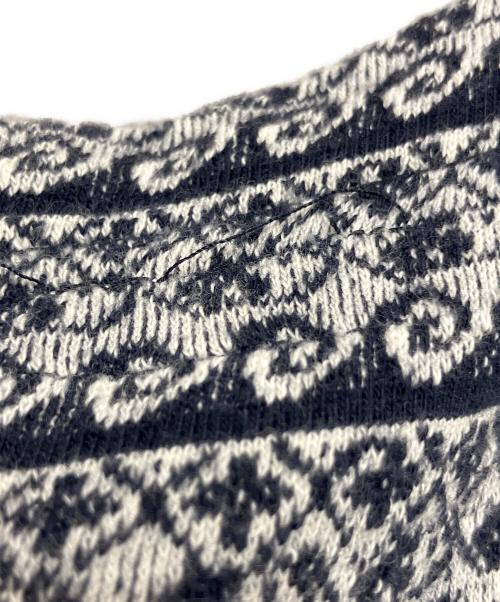 Engineered Garments（エンジニアド ガーメンツ）Engineered Garments (エンジニアド ガーメンツ) 波柄ベスト ネイビー×ホワイト サイズ:SIZE XSの古着・服飾アイテム