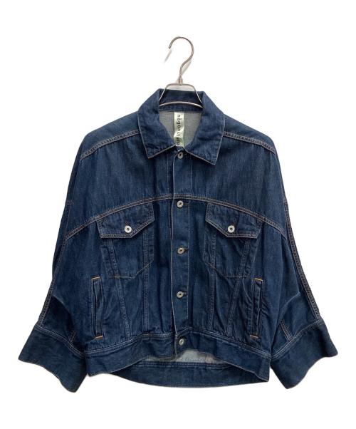 nagonstans（ナゴンスタンス）nagonstans (ナゴンスタンス) ドルマンデニムジャケット インディゴ サイズ:SIZE 36の古着・服飾アイテム