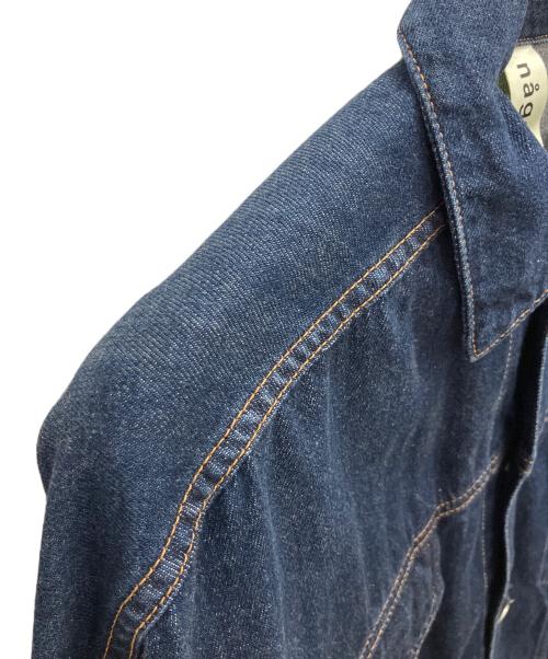 nagonstans（ナゴンスタンス）nagonstans (ナゴンスタンス) ドルマンデニムジャケット インディゴ サイズ:SIZE 36の古着・服飾アイテム