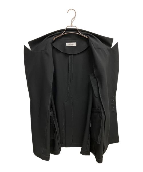 HeRIN.CYE（ヘリンドットサイ）HeRIN.CYE (ヘリンドットサイ) slit sleeve jacket ブラック サイズ:SIZE Freeの古着・服飾アイテム