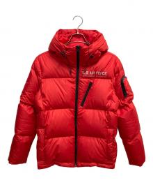 AVIREX（アヴィレックス）の古着「ダウンジャケット」｜レッド