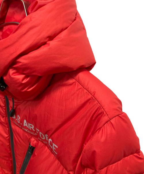 AVIREX（アヴィレックス）AVIREX (アヴィレックス) ダウンジャケット レッド サイズ:SIZE Mの古着・服飾アイテム