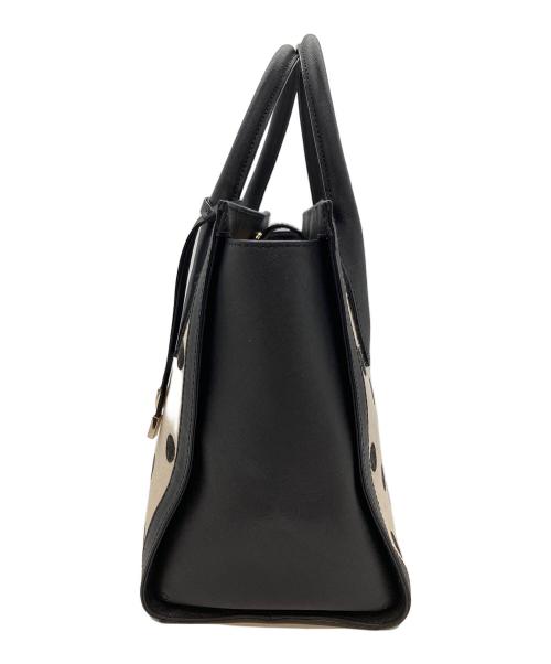 Kate Spade（ケイトスペード）Kate Spade (ケイトスペード) トートバッグ ブラック×アイボリーの古着・服飾アイテム
