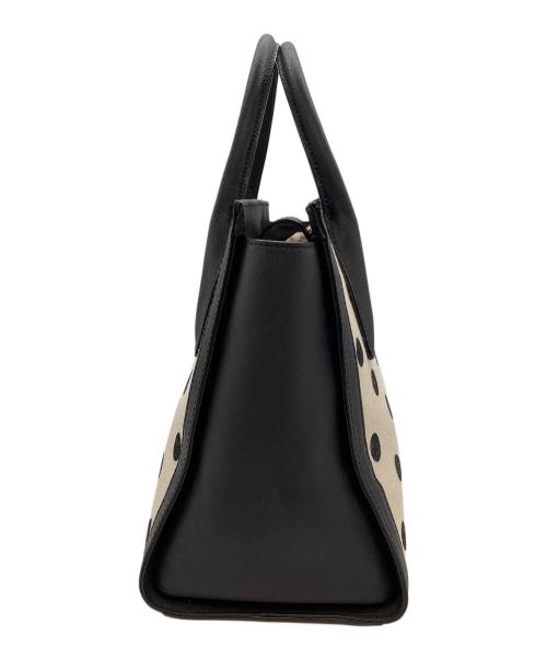 Kate Spade（ケイトスペード）Kate Spade (ケイトスペード) トートバッグ ブラック×アイボリーの古着・服飾アイテム