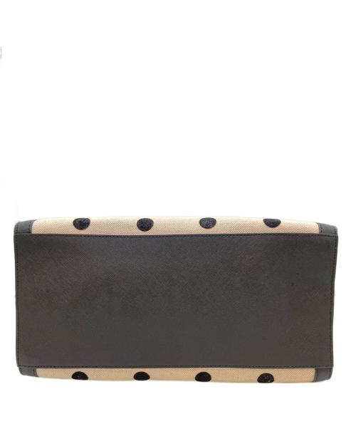 Kate Spade（ケイトスペード）Kate Spade (ケイトスペード) トートバッグ ブラック×アイボリーの古着・服飾アイテム