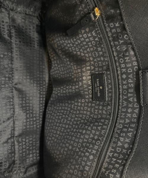 Kate Spade（ケイトスペード）Kate Spade (ケイトスペード) トートバッグ ブラック×アイボリーの古着・服飾アイテム