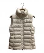 WOOLRICHウールリッチ）の古着「マイクロファイバーダウンベスト」｜ホワイト