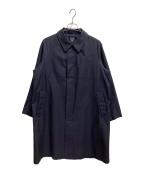 ORCIVALオーシバル）の古着「ステンカラーコート」｜ネイビー