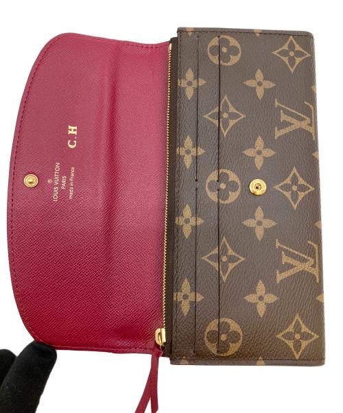 LOUIS VUITTON（ルイ ヴィトン）LOUIS VUITTON (ルイ ヴィトン) モノグラム ポルトフォイユ・エミリー 長財布 ブラウンの古着・服飾アイテム
