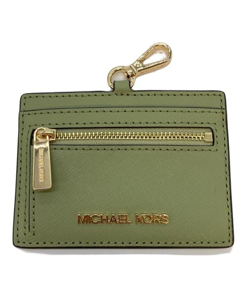 MICHAEL KORS（マイケルコース）MICHAEL KORS (マイケルコース) コイン・カードケース グリーンの古着・服飾アイテム