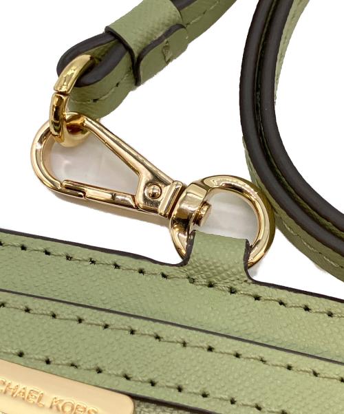 MICHAEL KORS（マイケルコース）MICHAEL KORS (マイケルコース) コイン・カードケース グリーンの古着・服飾アイテム