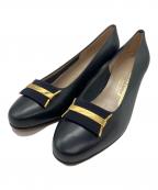 Salvatore Ferragamoサルヴァトーレ フェラガモ）の古着「パンプス」｜ネイビー