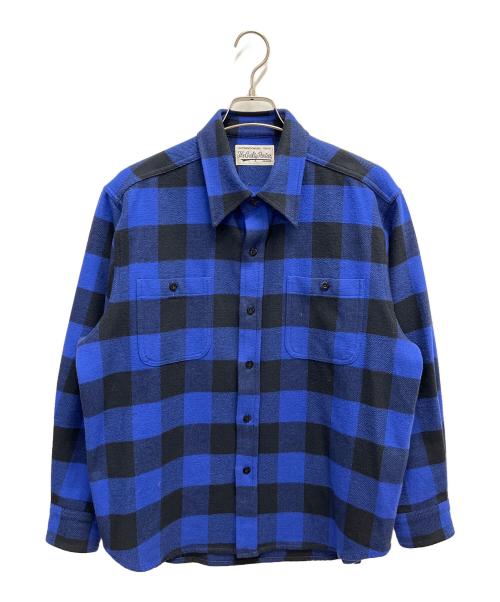 WACKO MARIA（ワコマリア）WACKO MARIA (ワコマリア) the THE GUILTY PARTIES ブルー×ブラック サイズ:SIZE Mの古着・服飾アイテム