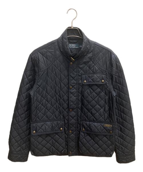 POLO RALPH LAUREN（ポロ・ラルフローレン）POLO RALPH LAUREN (ポロ・ラルフローレン)  キルティングジャケット　中綿ジャケット ネイビー サイズ:SIZE M/175 96Aの古着・服飾アイテム