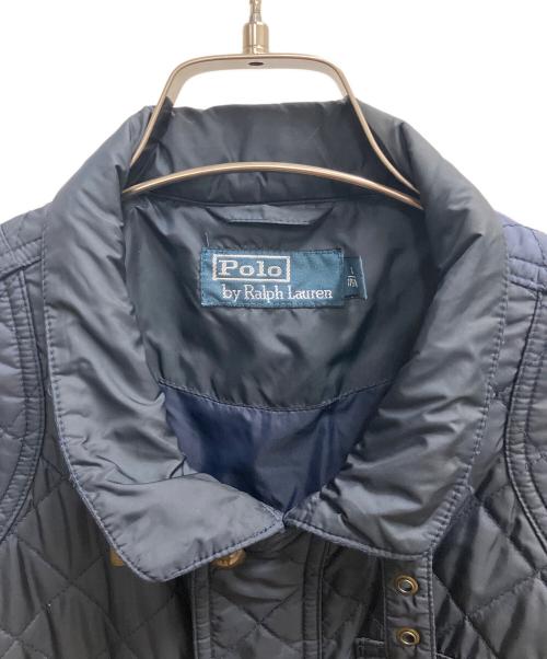 POLO RALPH LAUREN（ポロ・ラルフローレン）POLO RALPH LAUREN (ポロ・ラルフローレン)  キルティングジャケット　中綿ジャケット ネイビー サイズ:SIZE M/175 96Aの古着・服飾アイテム