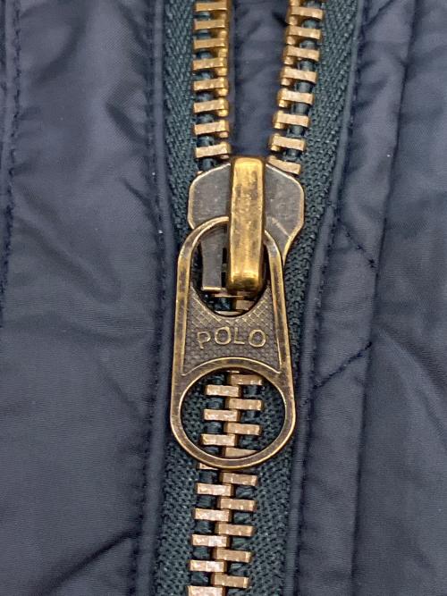 POLO RALPH LAUREN（ポロ・ラルフローレン）POLO RALPH LAUREN (ポロ・ラルフローレン)  キルティングジャケット　中綿ジャケット ネイビー サイズ:SIZE M/175 96Aの古着・服飾アイテム