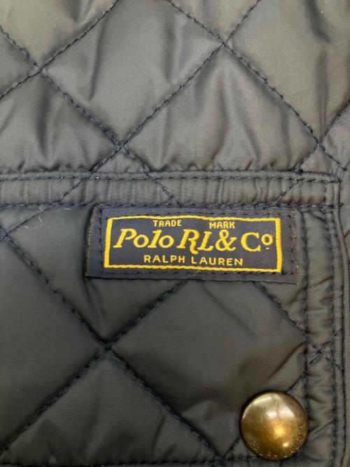 POLO RALPH LAUREN（ポロ・ラルフローレン）POLO RALPH LAUREN (ポロ・ラルフローレン)  キルティングジャケット　中綿ジャケット ネイビー サイズ:SIZE M/175 96Aの古着・服飾アイテム