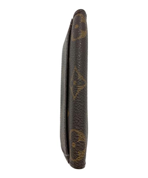LOUIS VUITTON（ルイ ヴィトン）LOUIS VUITTON (ルイ ヴィトン) モノグラム ポシェット カルト ヴィジット 名刺入れ ブラウンの古着・服飾アイテム