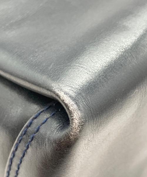 GUCCI（グッチ）GUCCI (グッチ) OLD GUCCI ターンロック ショルダーバッグ ネイビーの古着・服飾アイテム