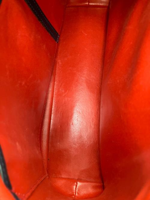 GUCCI（グッチ）GUCCI (グッチ) OLD GUCCI ターンロック ショルダーバッグ ネイビーの古着・服飾アイテム