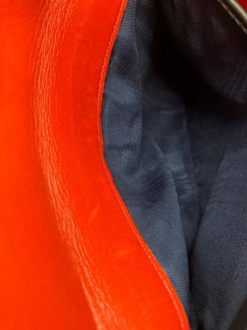 GUCCI（グッチ）GUCCI (グッチ) OLD GUCCI ターンロック ショルダーバッグ ネイビーの古着・服飾アイテム