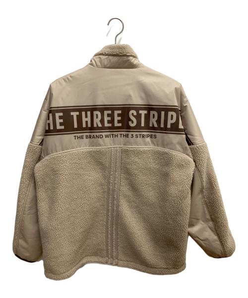 adidas（アディダス）adidas (アディダス) ボアジャケット ベージュ サイズ:SIZE Lの古着・服飾アイテム