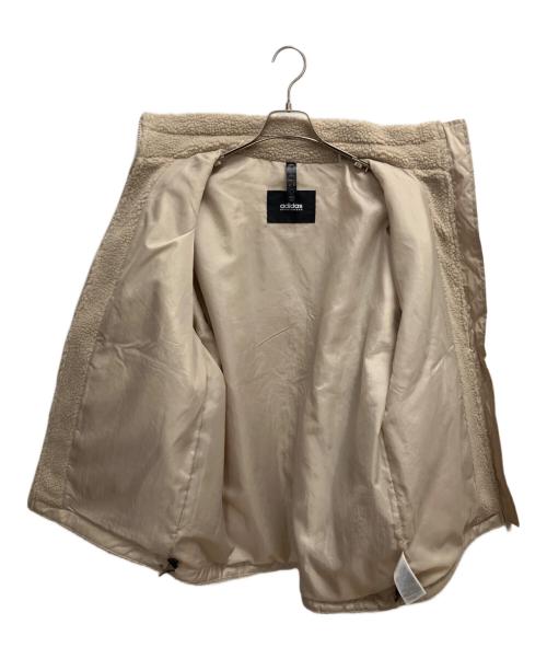 adidas（アディダス）adidas (アディダス) ボアジャケット ベージュ サイズ:SIZE Lの古着・服飾アイテム