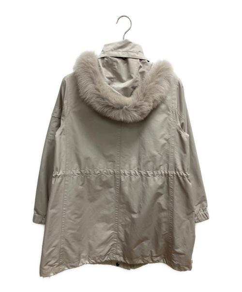 BURBERRY LONDON（バーバリーロンドン）BURBERRY LONDON (バーバリーロンドン) ライナー付ミリタリーブルゾン コート ベージュ サイズ:SIZE 44の古着・服飾アイテム