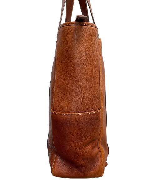 JOHNSTON&MURPHY（ジョンストン＆マーフィー）JOHNSTON&MURPHY (ジョンストン＆マーフィー) トートバッグ ブラウンの古着・服飾アイテム