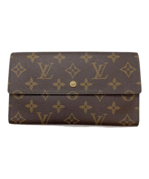LOUIS VUITTON（ルイ ヴィトン）LOUIS VUITTON (ルイ ヴィトン) モノグラム　ポルトトレゾール ブラウンの古着・服飾アイテム