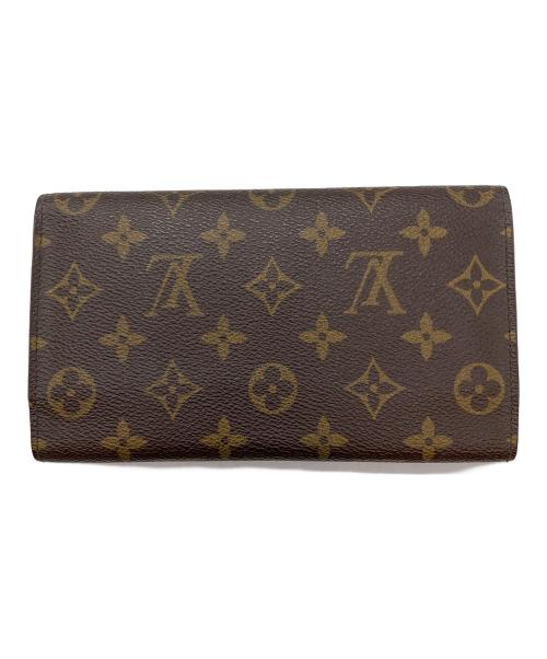 LOUIS VUITTON（ルイ ヴィトン）LOUIS VUITTON (ルイ ヴィトン) モノグラム　ポルトトレゾール ブラウンの古着・服飾アイテム