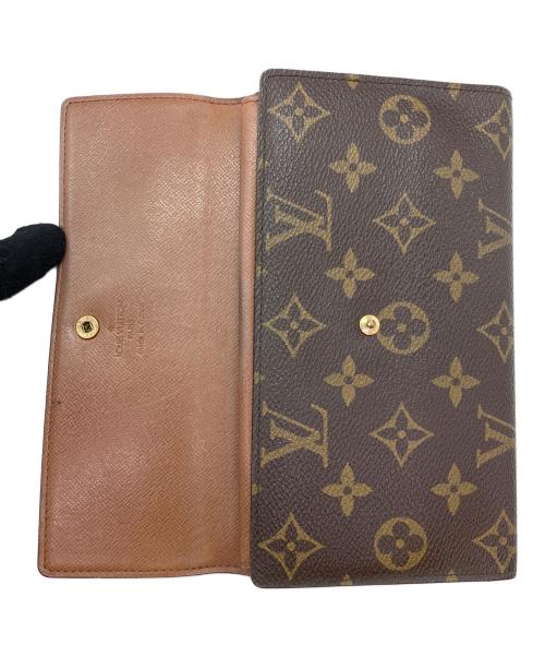 LOUIS VUITTON（ルイ ヴィトン）LOUIS VUITTON (ルイ ヴィトン) モノグラム　ポルトトレゾール ブラウンの古着・服飾アイテム