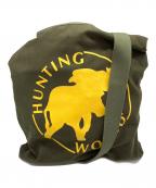 HUNTING WORLDハンティングワールド）の古着「ボルネオチャリティ リバーシブルショルダーバッグ」｜カーキ