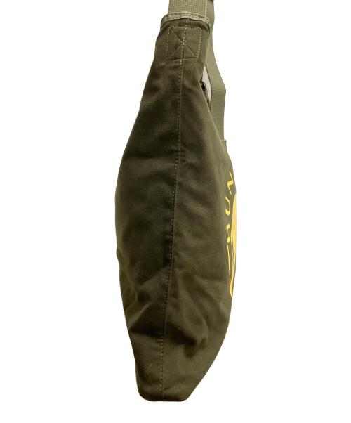 HUNTING WORLD（ハンティングワールド）HUNTING WORLD (ハンティングワールド) ボルネオチャリティ リバーシブルショルダーバッグ カーキの古着・服飾アイテム