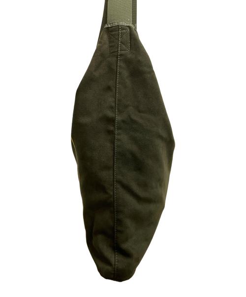 HUNTING WORLD（ハンティングワールド）HUNTING WORLD (ハンティングワールド) ボルネオチャリティ リバーシブルショルダーバッグ カーキの古着・服飾アイテム