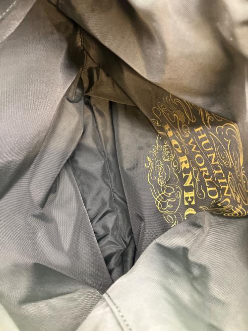 HUNTING WORLD（ハンティングワールド）HUNTING WORLD (ハンティングワールド) ボルネオチャリティ リバーシブルショルダーバッグ カーキの古着・服飾アイテム