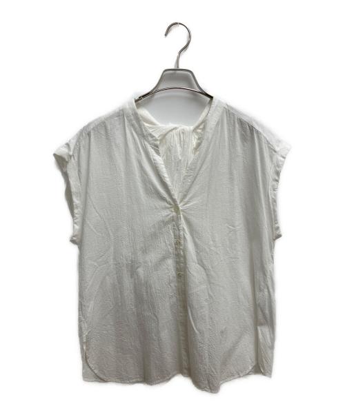 Adam et Rope（アダム エ ロペ）Adam et Rope (アダム エ ロペ) バックツイストノースリーブシャツ ホワイト サイズ:SIZE Fの古着・服飾アイテム