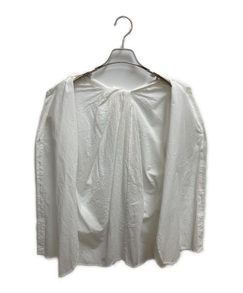 Adam et Rope（アダム エ ロペ）Adam et Rope (アダム エ ロペ) バックツイストノースリーブシャツ ホワイト サイズ:SIZE Fの古着・服飾アイテム