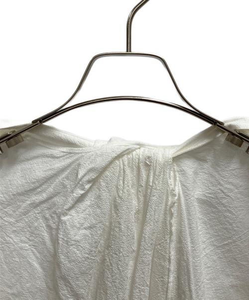 Adam et Rope（アダム エ ロペ）Adam et Rope (アダム エ ロペ) バックツイストノースリーブシャツ ホワイト サイズ:SIZE Fの古着・服飾アイテム