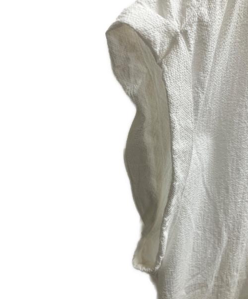 Adam et Rope（アダム エ ロペ）Adam et Rope (アダム エ ロペ) バックツイストノースリーブシャツ ホワイト サイズ:SIZE Fの古着・服飾アイテム