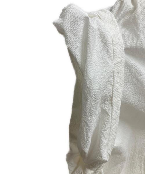 Adam et Rope（アダム エ ロペ）Adam et Rope (アダム エ ロペ) バックツイストノースリーブシャツ ホワイト サイズ:SIZE Fの古着・服飾アイテム