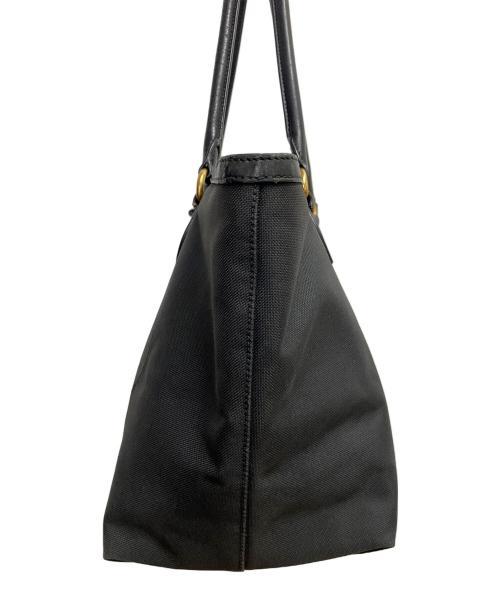 PRADA（プラダ）PRADA (プラダ) ロゴジャガードトートバッグ ブラックの古着・服飾アイテム