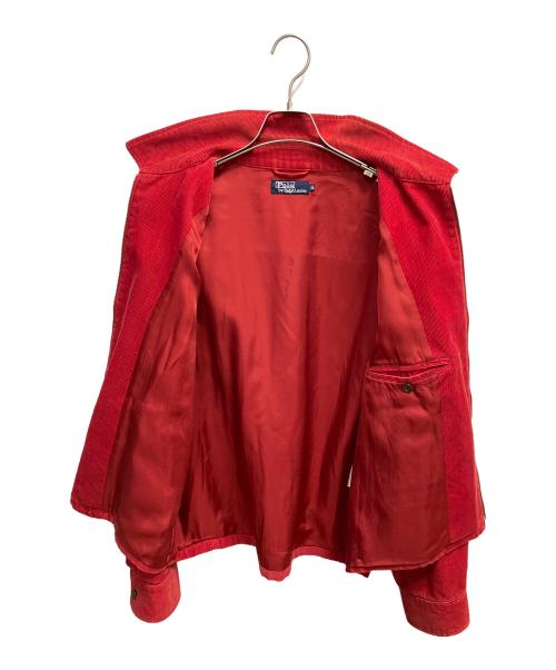 POLO RALPH LAUREN（ポロ・ラルフローレン）POLO RALPH LAUREN (ポロ・ラルフローレン) コーデュロイスイングトップ レッド サイズ:SIZE LLの古着・服飾アイテム