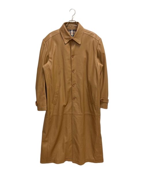 鎌倉倶楽部（カマクラクラブ）鎌倉倶楽部 (カマクラクラブ) レザーコート ブラウン サイズ:SIZE XLの古着・服飾アイテム