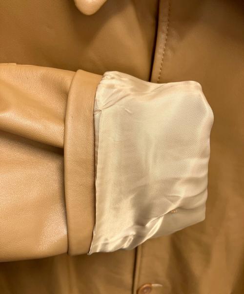 鎌倉倶楽部（カマクラクラブ）鎌倉倶楽部 (カマクラクラブ) レザーコート ブラウン サイズ:SIZE XLの古着・服飾アイテム