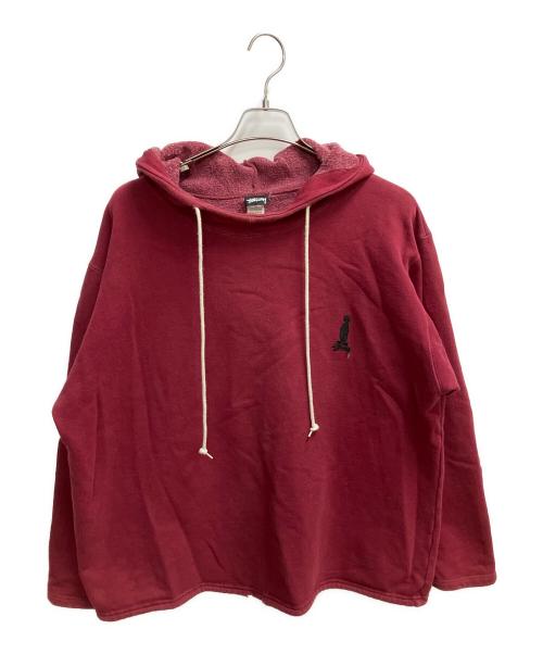 stussy（ステューシー）stussy (ステューシー) シャドーマン パーカー レッド サイズ:SIZE Mの古着・服飾アイテム