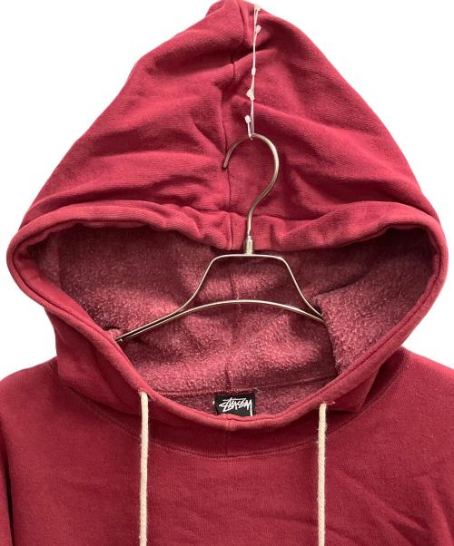 stussy（ステューシー）stussy (ステューシー) シャドーマン パーカー レッド サイズ:SIZE Mの古着・服飾アイテム